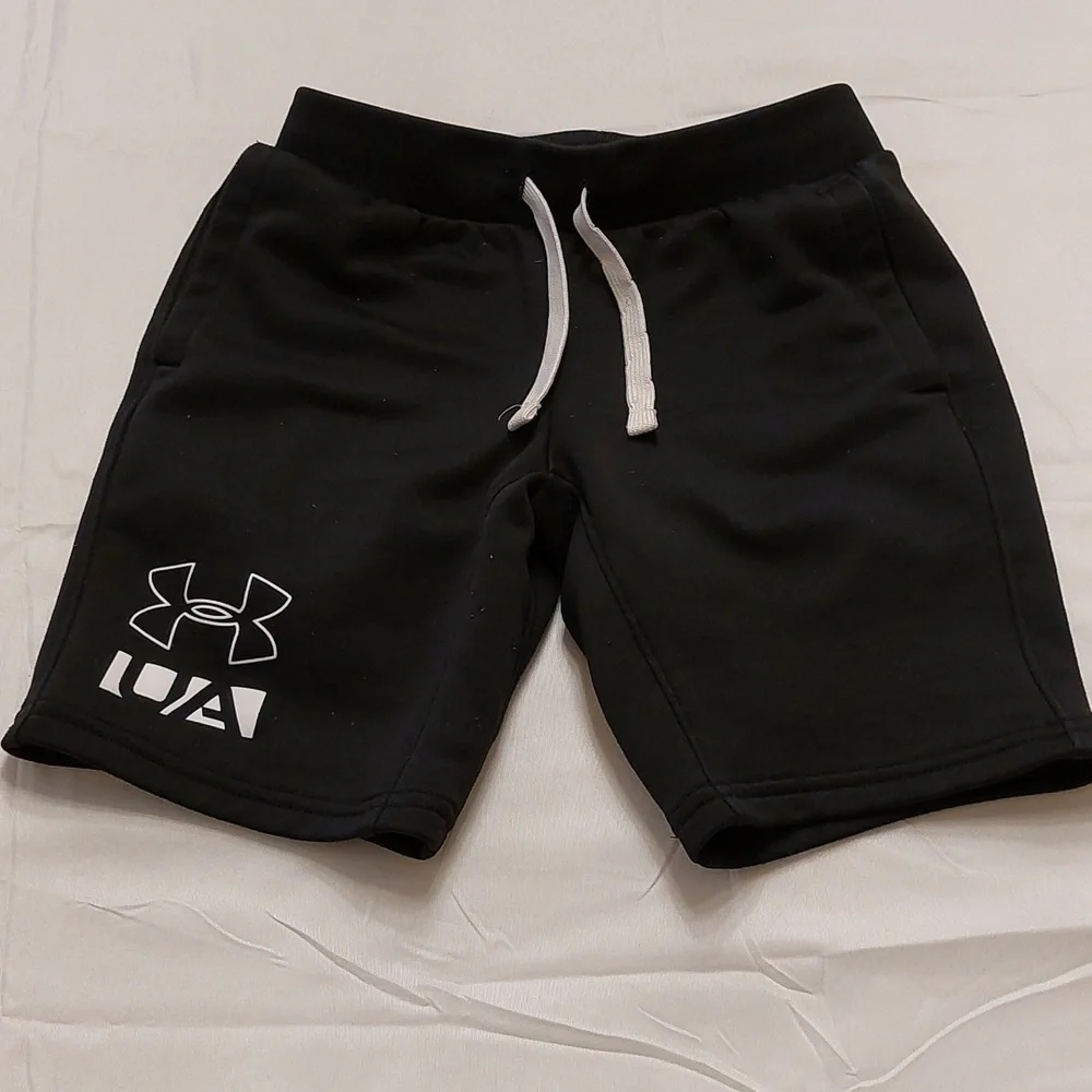 Under Armour Rival Boy's Terry Shorts Youth XS EUC